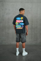 Siarr Take The Risk T-Shirt - Vintage Black