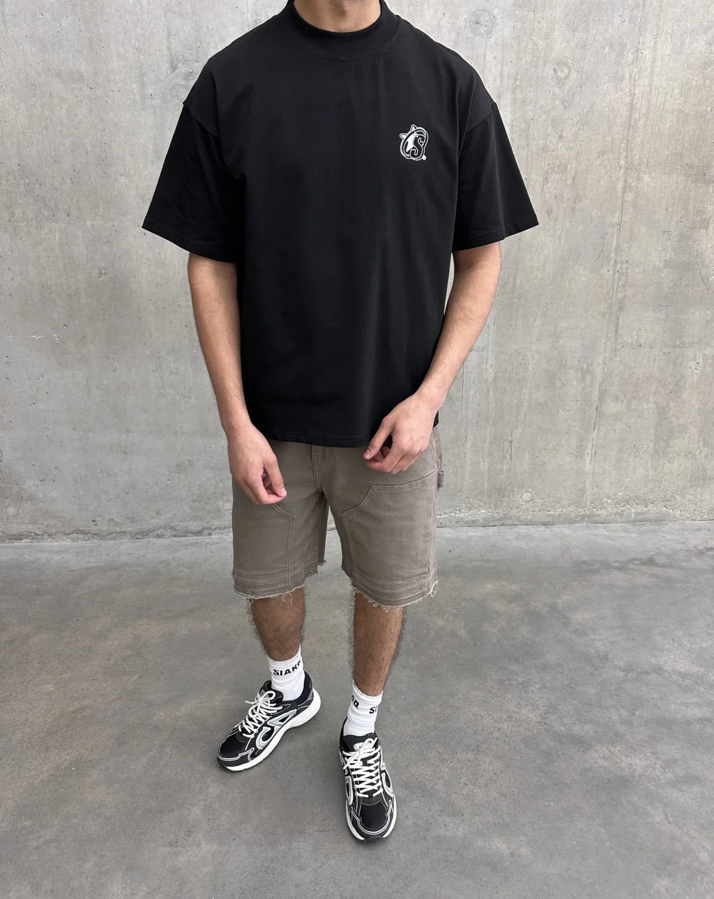 Siarr Logo T-Shirt - Black