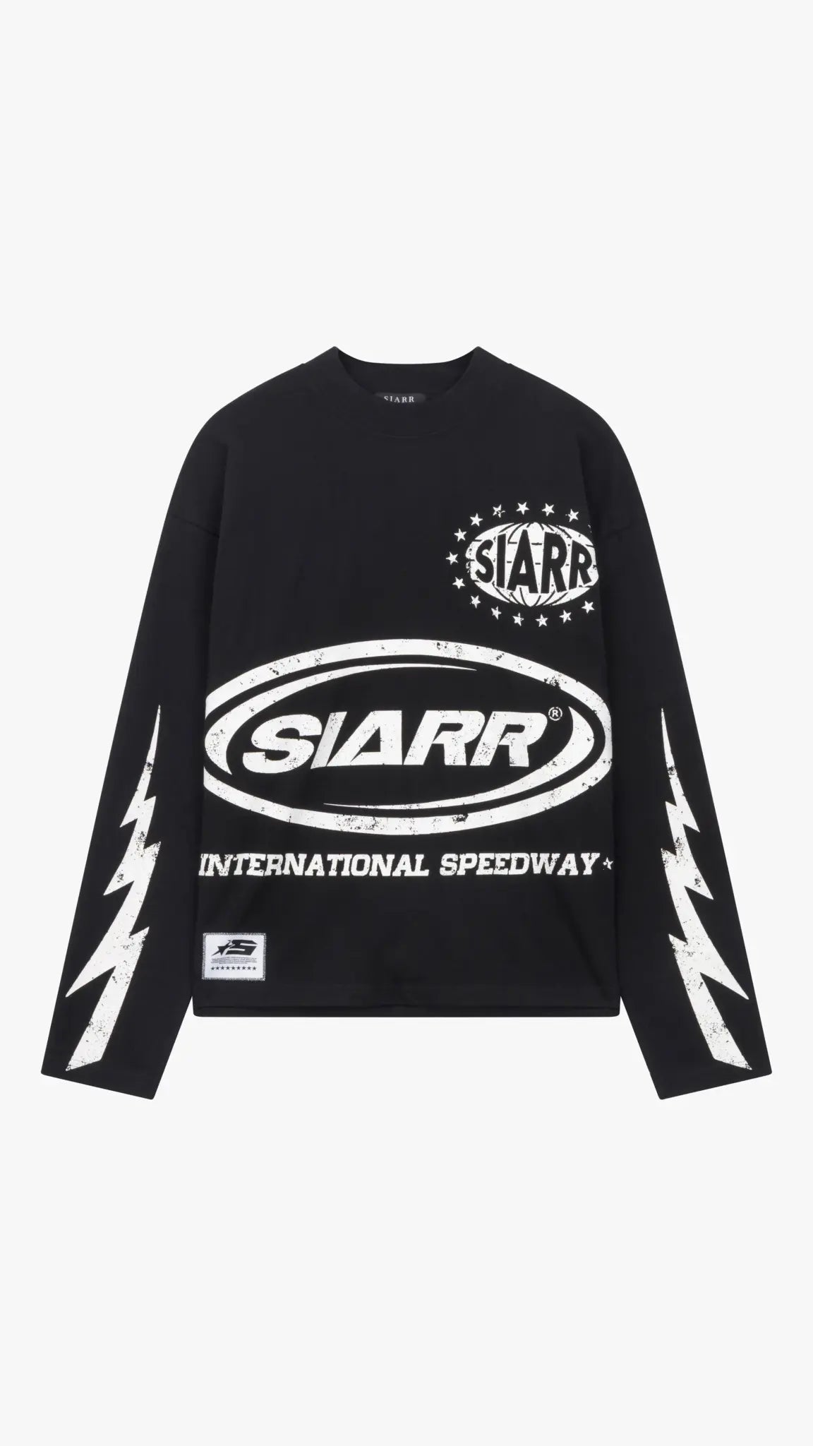 Siarr Speedway L/S T-Shirt - Black