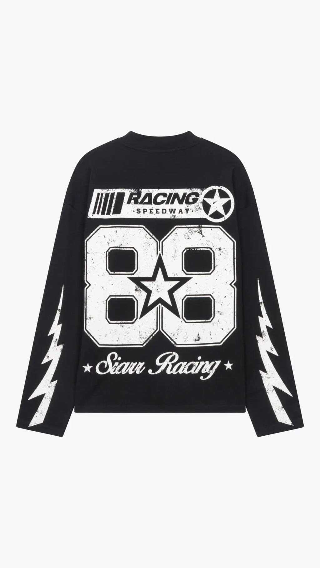 Siarr Speedway L/S T-Shirt - Black