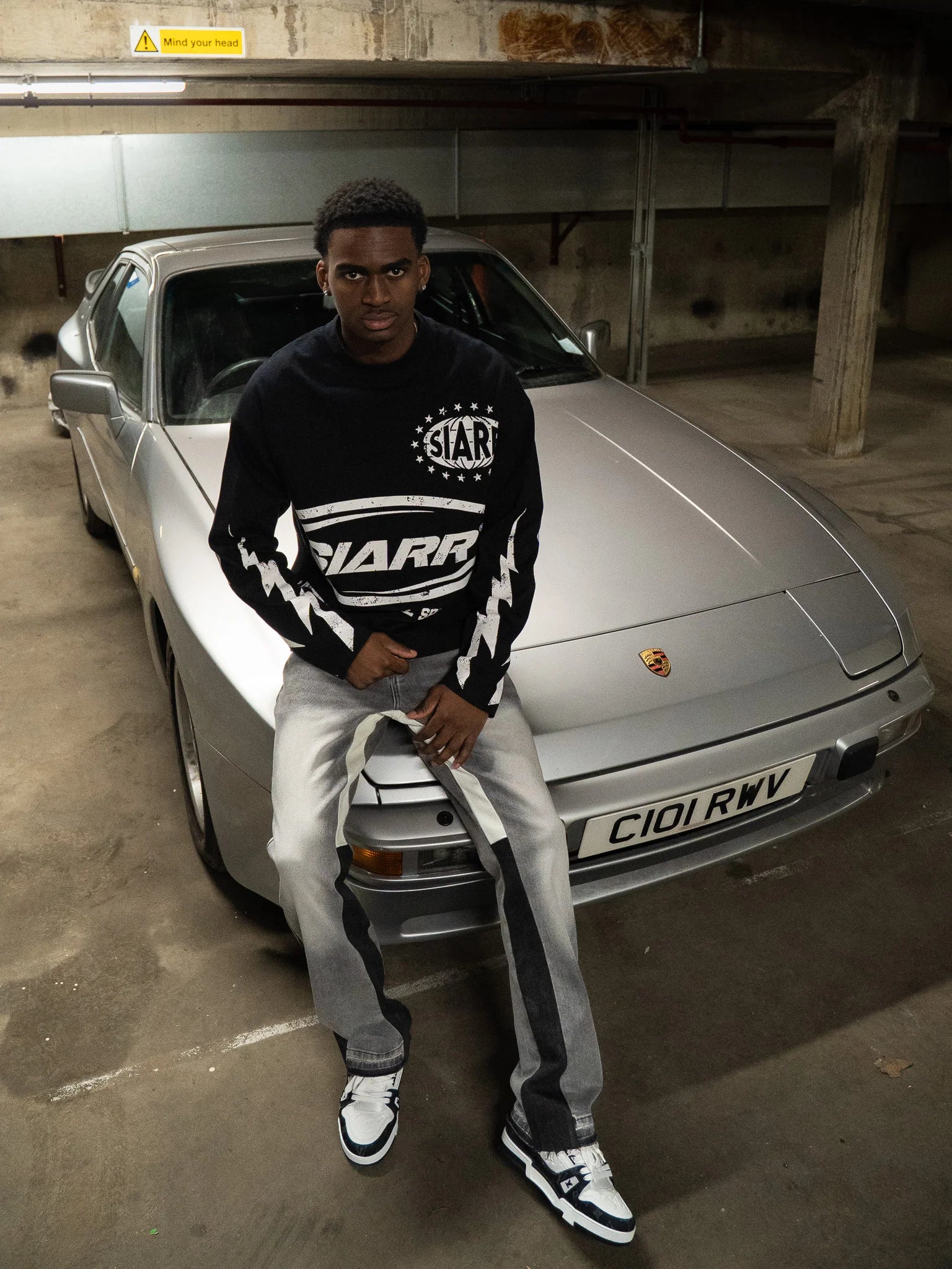 Siarr Speedway L/S T-Shirt - Black