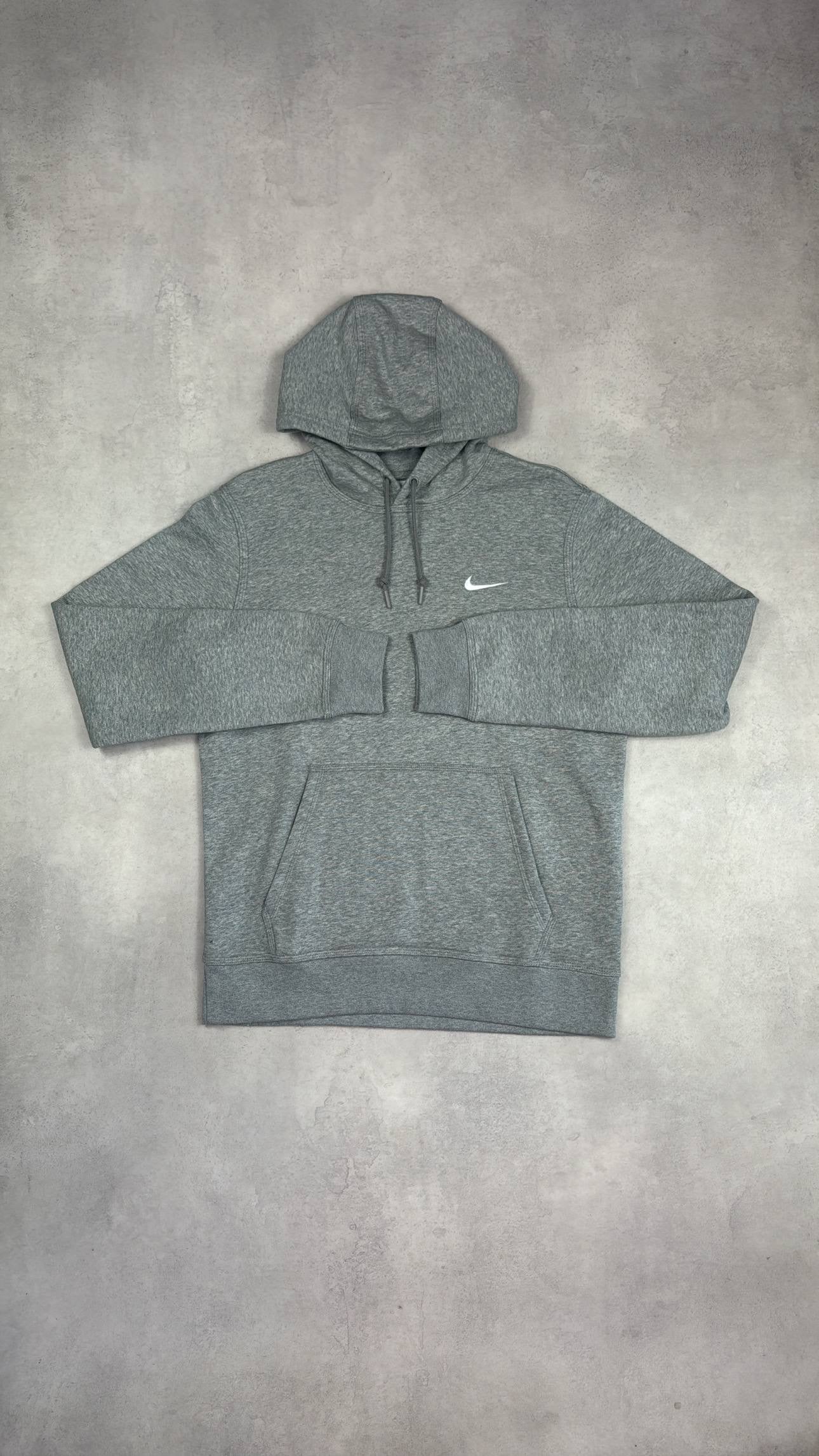 Nike Club Swoosh Hoodie Grey