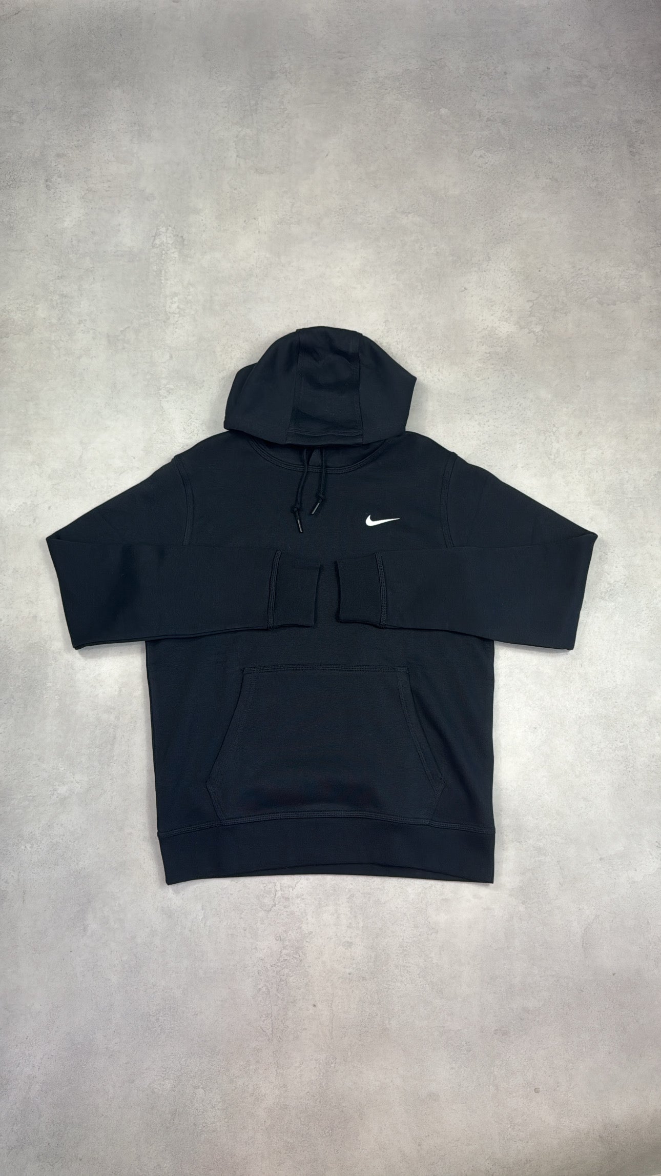 Nike Club Swoosh Hoodie Black