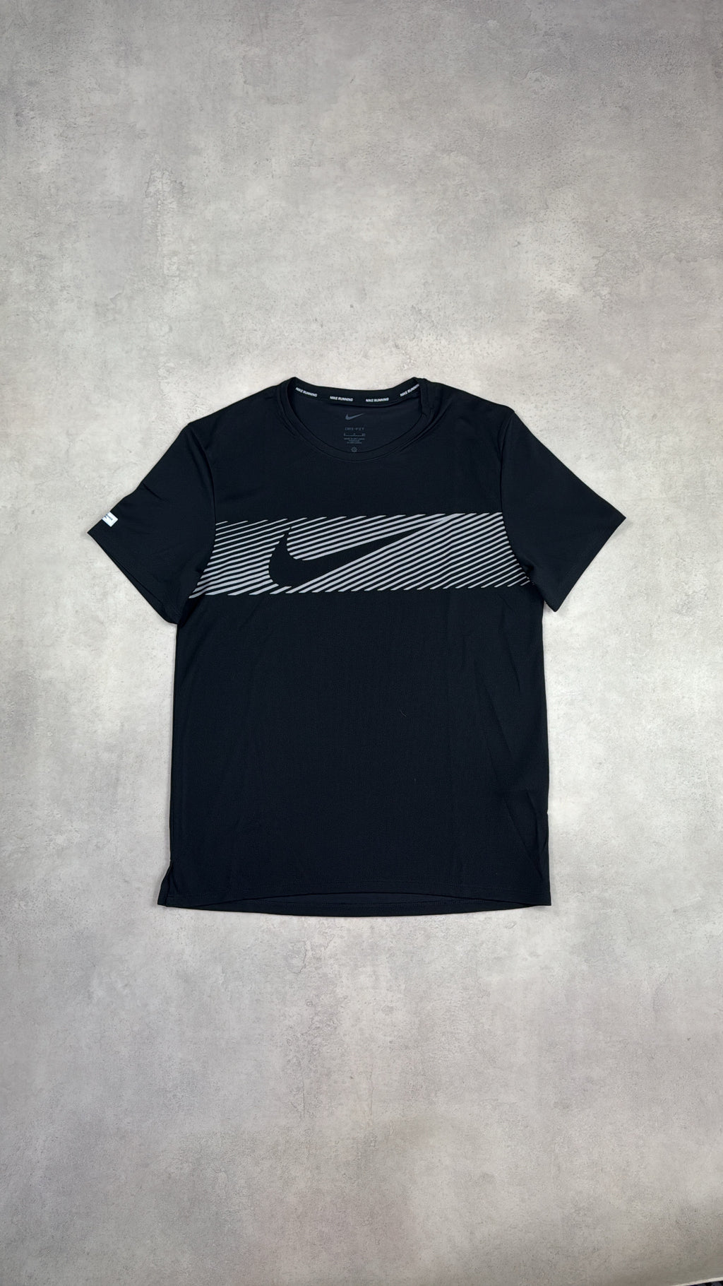 Nike Miler Flash T-shirt - Black