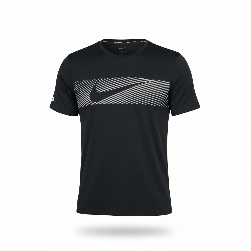 Nike Miler Flash T-shirt - Black