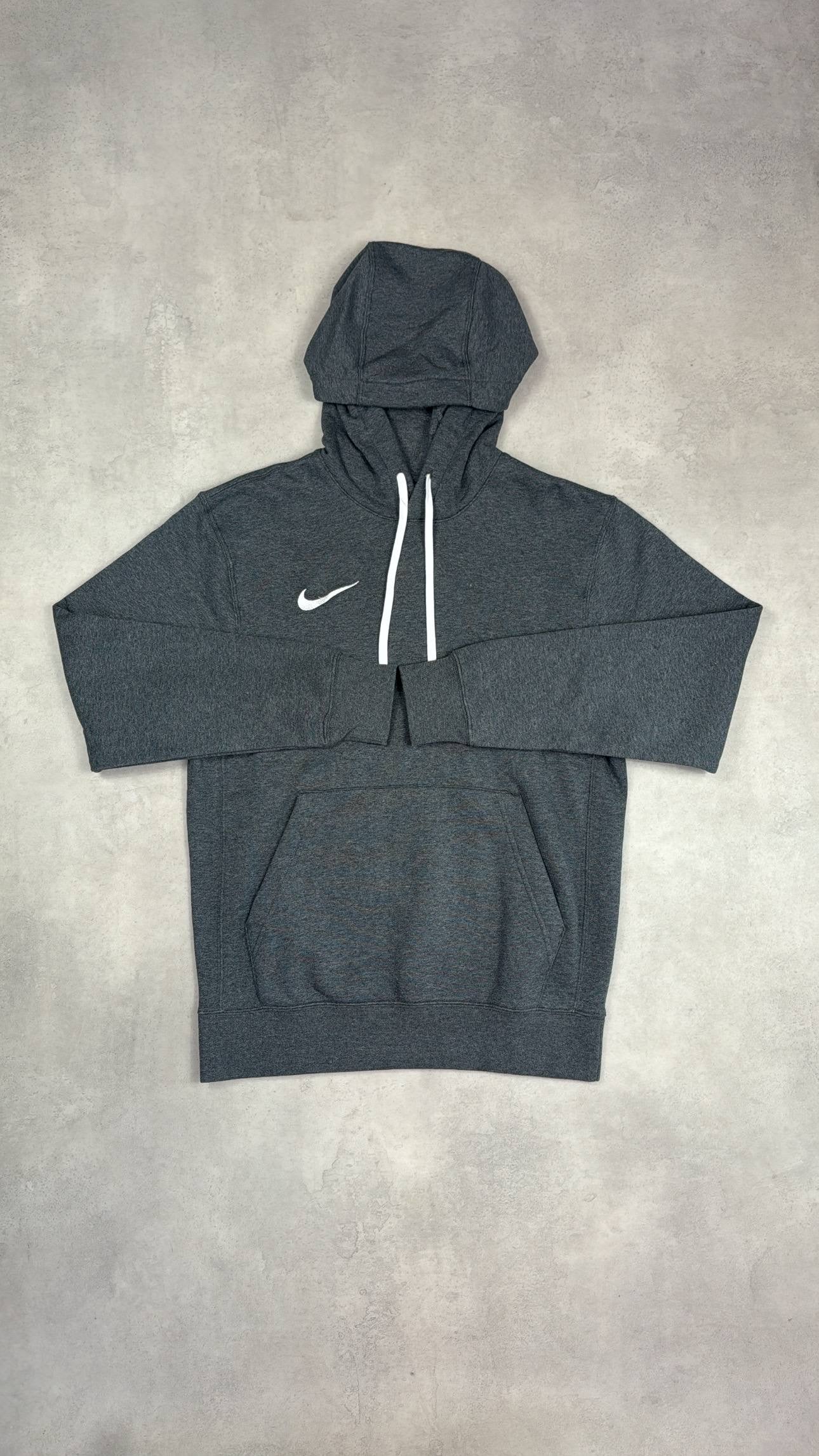 Nike Club Swoosh Hoodie Charcoal Grey
