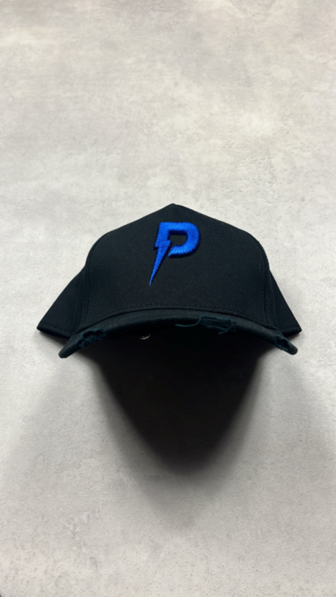 Patterned Spark Blue Hat