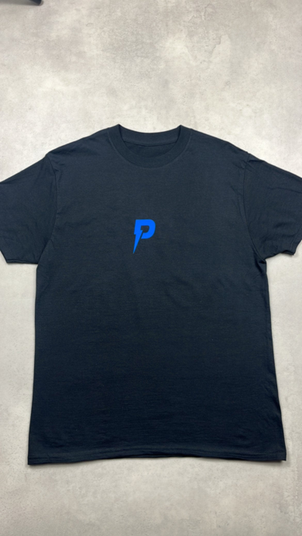 Patterned P Logo T-Shirt Blue