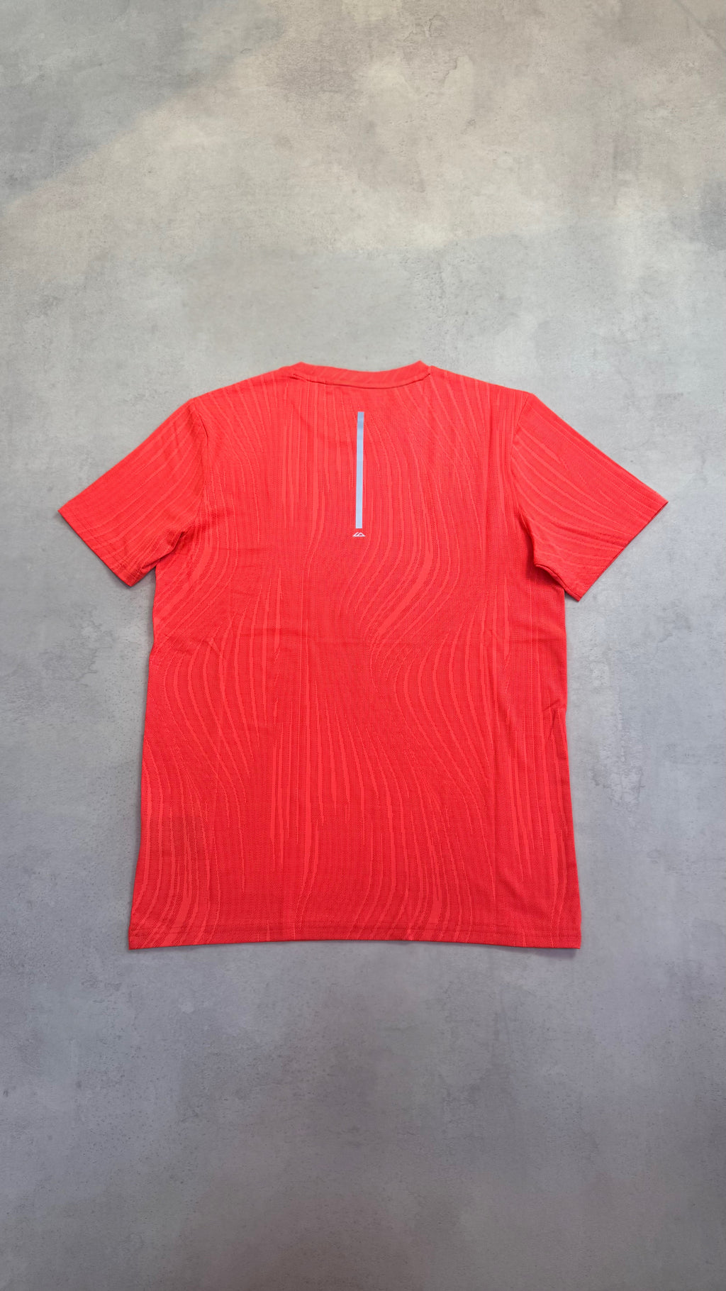 Trailberg Vertex Jacquard T-Shirt - Fiery Coral/Diva Red