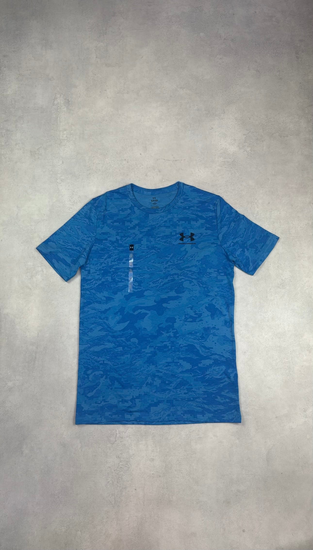 UA ABC SS T-Shirt - Blue Camo