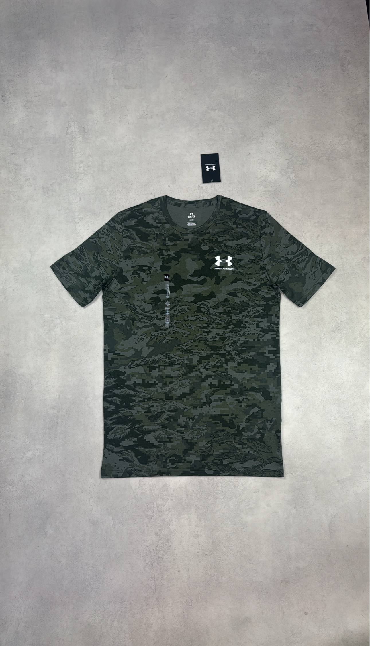 Under Armour ABC SS T-Shirt Green Camo