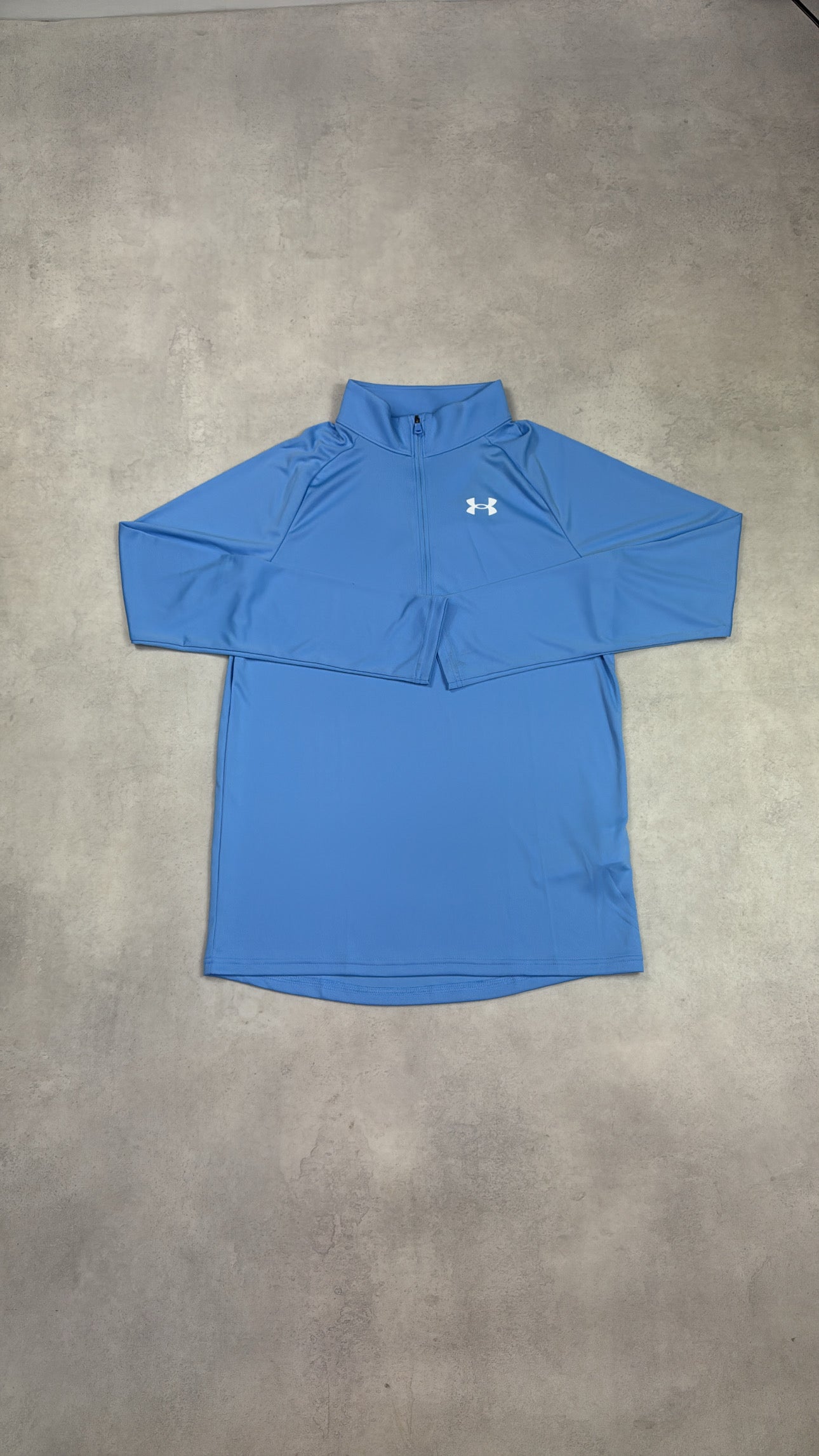 Juniors UA Half Zip Blue