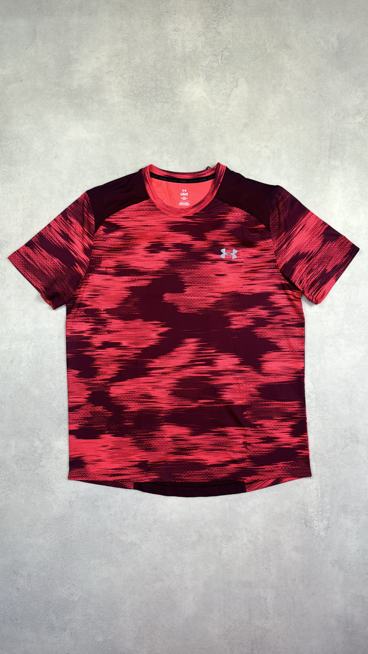 Under Armour CoolSwitch Printed SS T-Shirt - Red