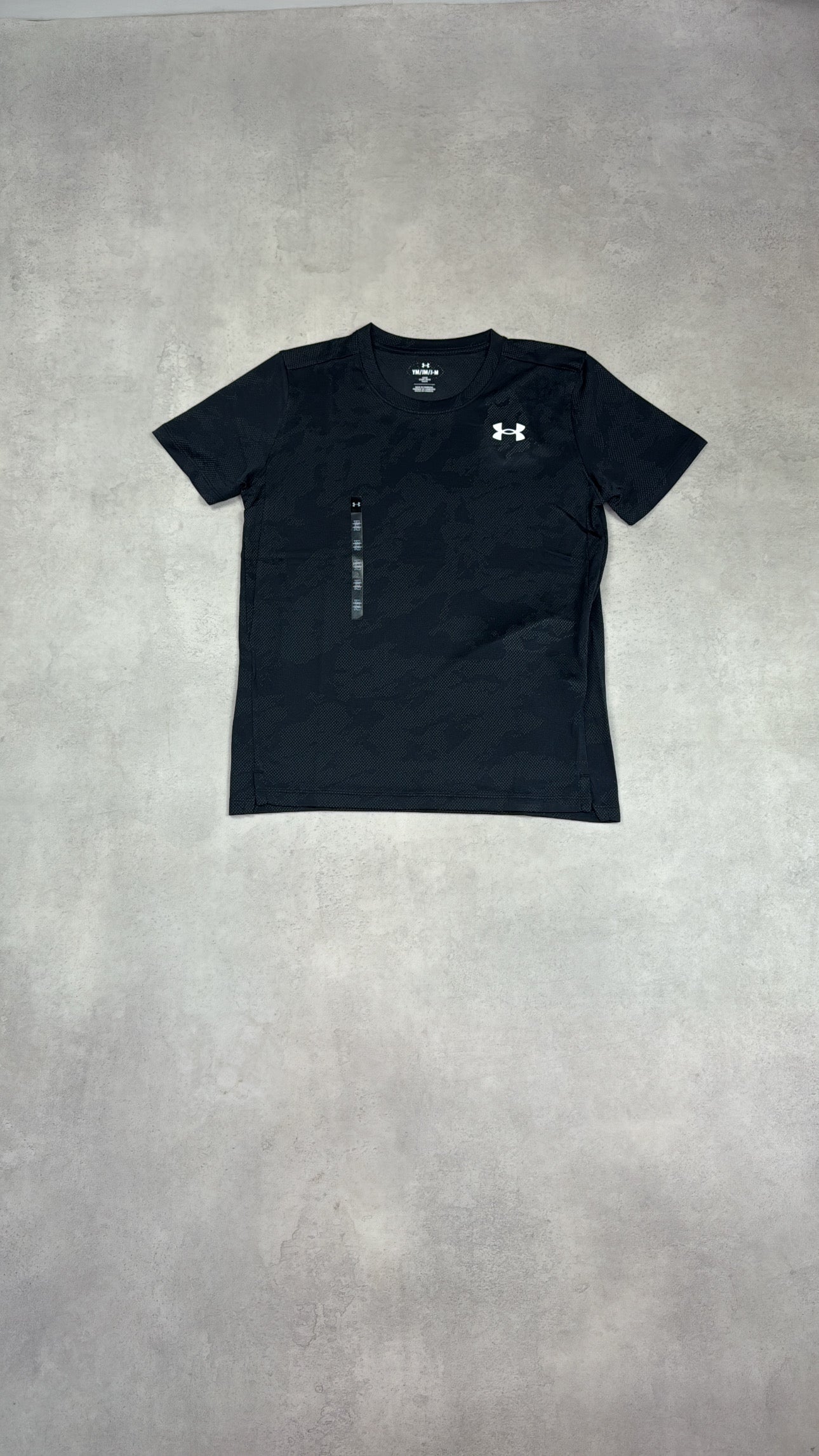 Junior Under Armour Jacquard T-shirt Black