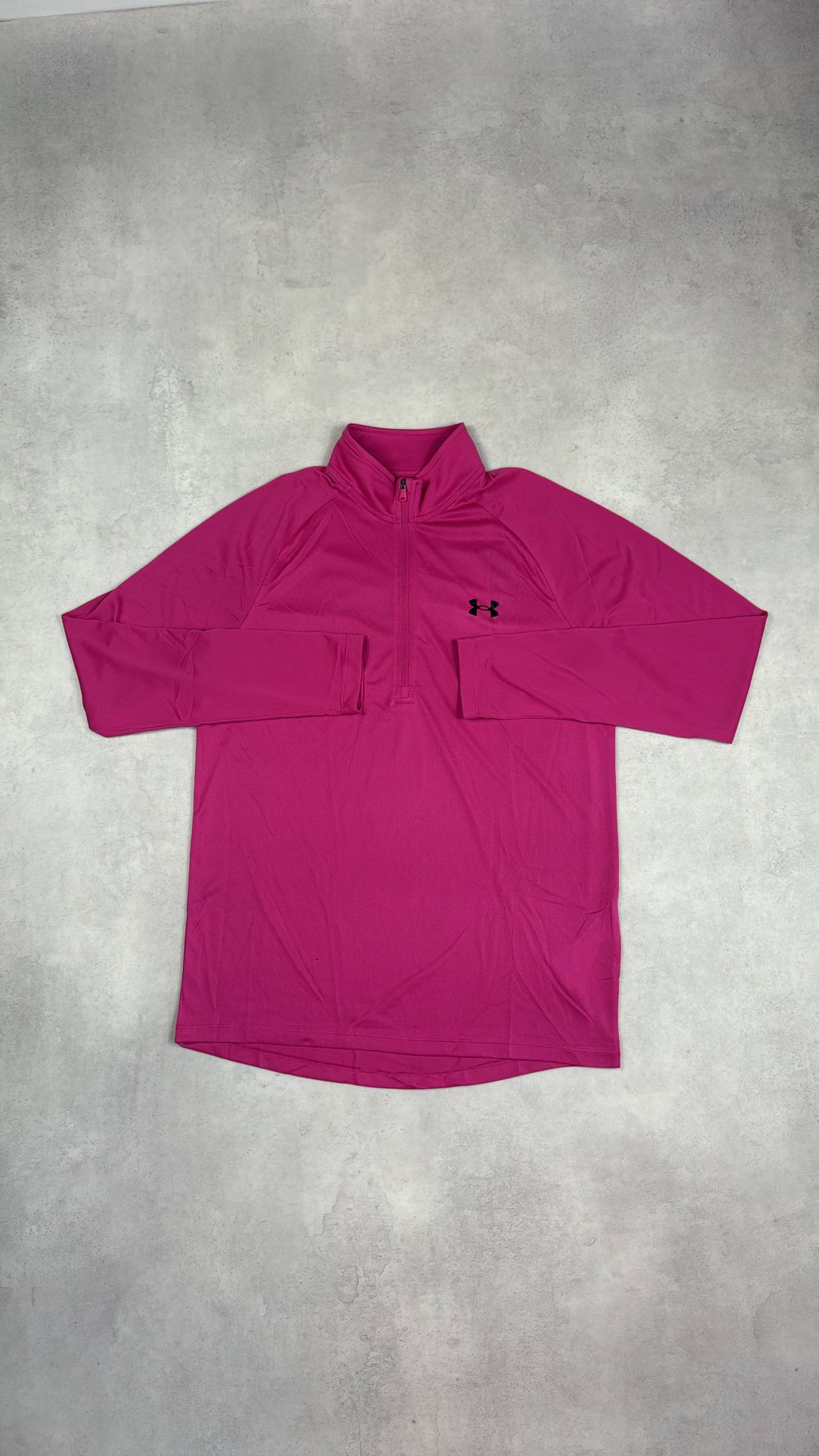 Ua Half Zip Pink