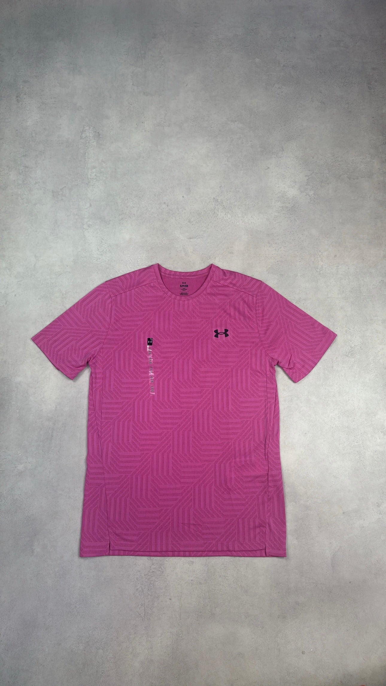 Under Armour Tech Vent Geotessa SS T-Shirt - Pink