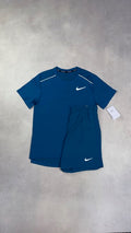 Nike Green Abyss Miler T-Shirt & Challenger Shorts Duo Set