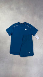 Nike Green Abyss Miler T-Shirt & Challenger Shorts Duo Set
