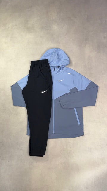 Nike Cobalt Blue Windrunner & Black Challenger Pants Duo Set