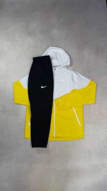 Nike Yellow Windrunner & Black Challenger Pants Duo Set